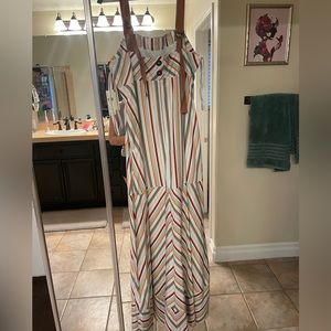 NWT Mauve Anthropologie striped dress